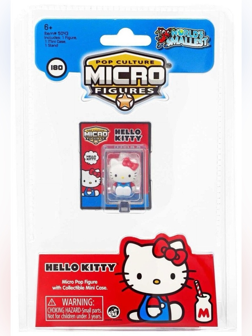 Hello Kitty Mini Micro Figure - White & Red Packaging